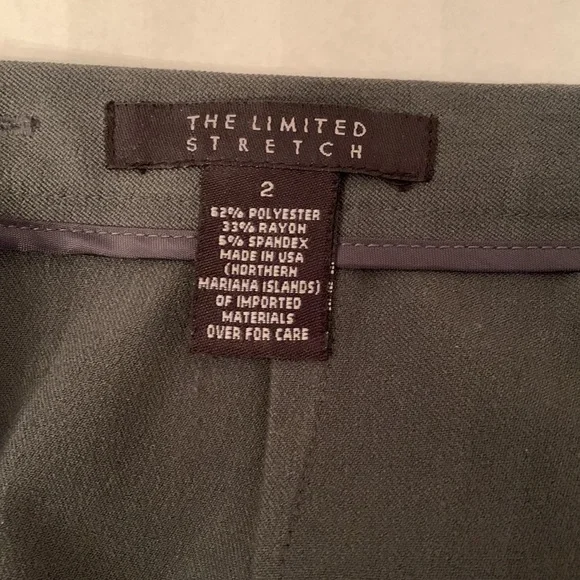 The Limited Stretch Pencil Skirt Dark Gray Size Two - Picture 4 of 7